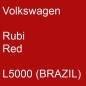 Preview: Volkswagen, Rubi Red, L5000 (BRAZIL).